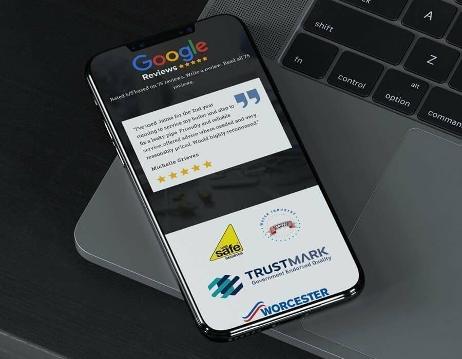 Modern website redesign for successful Devon based plumbers