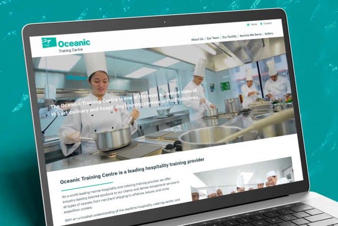 Innovative Website Design for Oceanic Training Centre